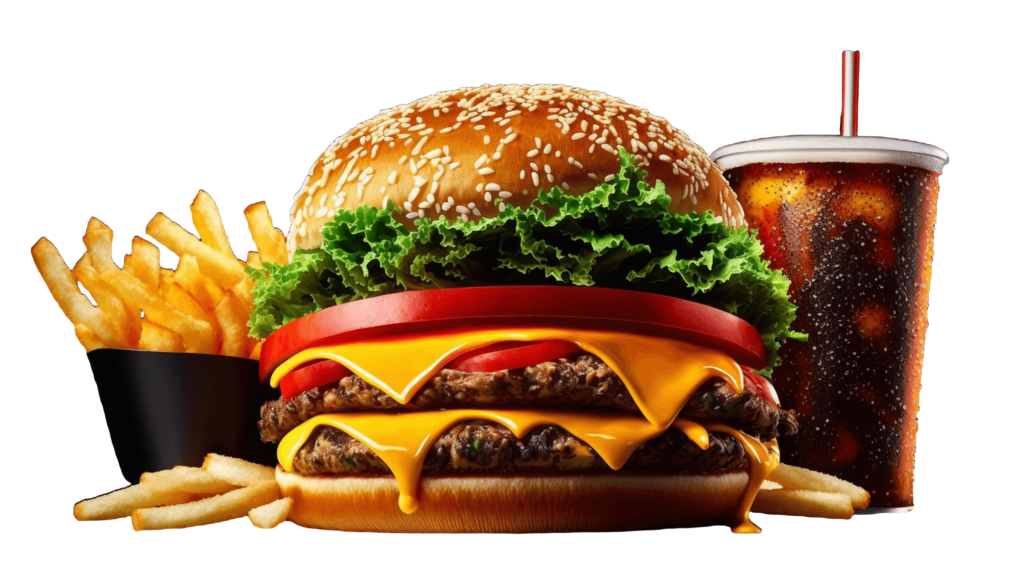 Double Cheese Burger Combo